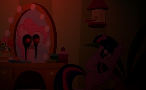  "we saw the pony's reflection"