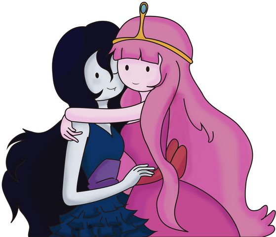  Position #2: Princess Bubblegum and Marceline