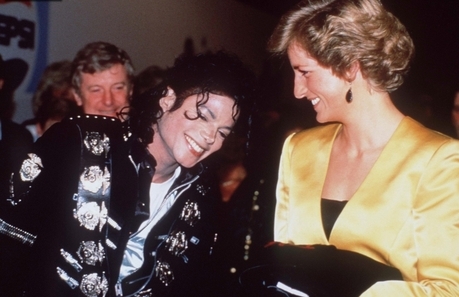  Michael And Princess Diana Backstage