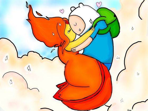  Well, this doesn't change, does it? Finn & Flame Princess! :D