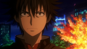 Despite being level 0, Touma still has the ability to stand up against level 5 espers with the help of his right hand.