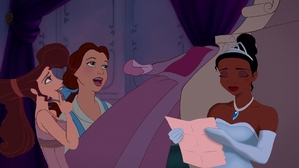  “You’re bound to the find the perfect dress here, Belle. Right Tia?”