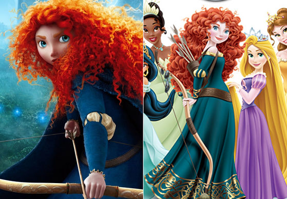  Merida: Imagine her in 2D and with a better face shape, she'd be amazing!