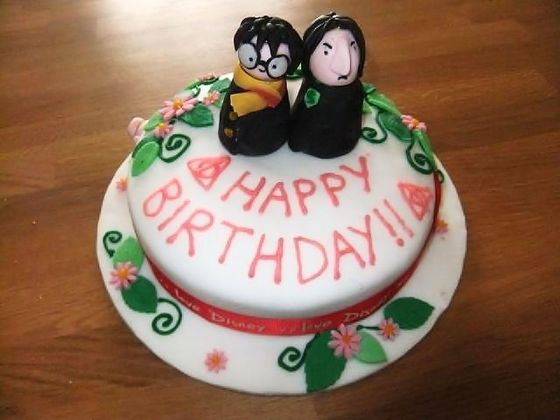  harry and Snape birthday cake for anda
