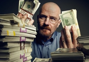  Walter White and all his cash!
