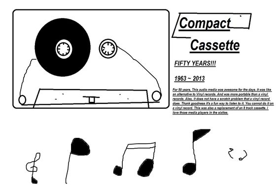  Happy 50 years of Compact Cassette tapes.