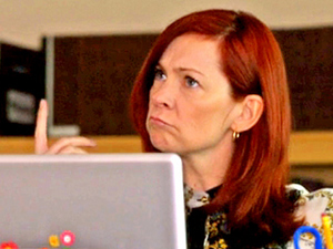  EMMY-WINNING ELSBETH Carrie Preston returned as Elsbeth Tascioni to represent the firm in a sexual harassment suit