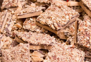  "Texas" Toffee Close Up; The caption for the superiore, in alto image needs to display somehow - perhaps a hover over?