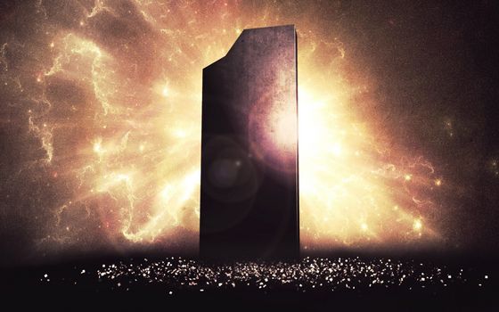  The monolith, as a symbol of trust here.