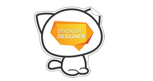  sticker デザイン tool from No-refresh.com