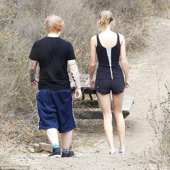  Work and play: Taylor and Ed have been performing together since 2012, and are close دوستوں both on and off the stage
