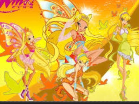  Ooooo laranja goes best with my hair colour don't you agree?What?I am meant to say well done to WinxClub_Stella?Ok well done. Now laranja or blue?