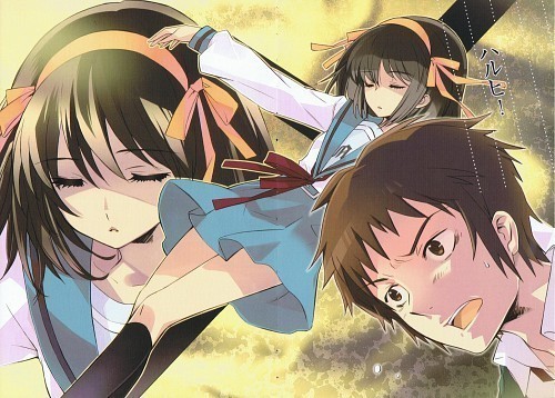  And for thoses of 你 who thinks Madoka dies for your sins. What will Haruhi Suzumiya do?. Haruhi Suzumiya does the same thing but better.