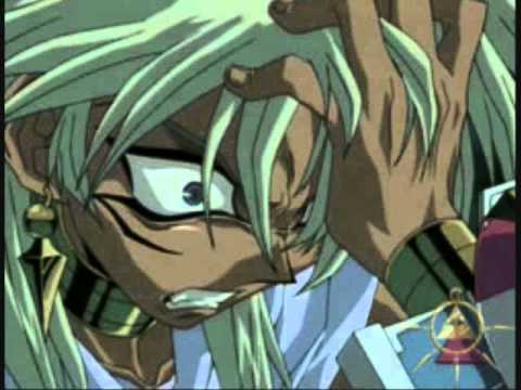Marik struggling to contain his dark side now that Odion is unconscious!