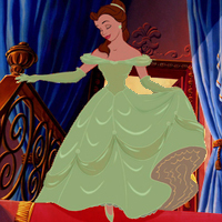If Belle's Ball Gown was green, it would probably be my favorite of hers!