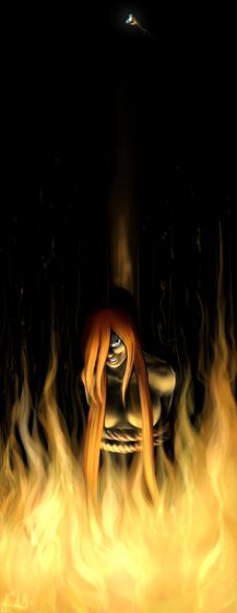  "On this feuer I'll burn until the Tag the wind takes my ash away." (Art by: SunRiseEA)