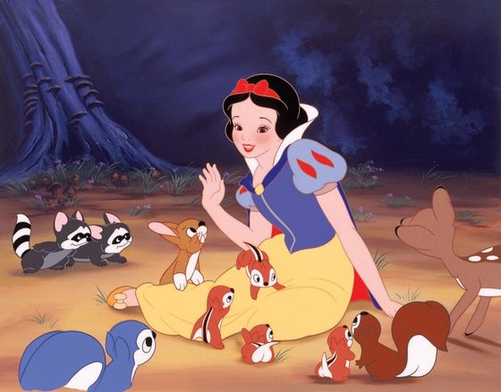  9. Snow White: her skin is as white as snow and her lips are as red as blood, she grabs spot number 9