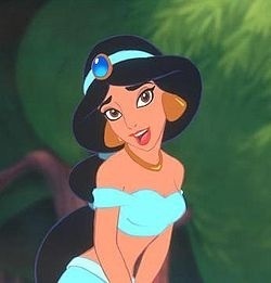  7. Jasmine: her gorgeous Raven hair and exotic beauty is unique and sexy
