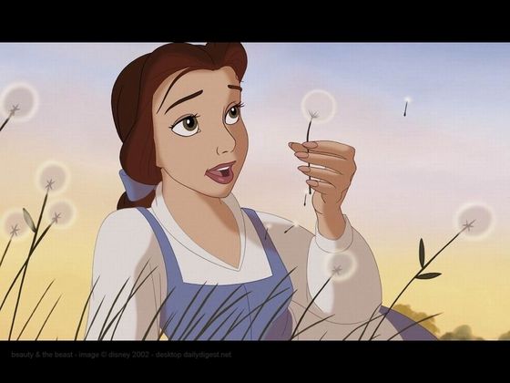  4. Belle: Her beautiful चॉकलेट hair and hazel eyes (defiantly the best eyes out of all the डिज़्नी princesses) really makes her an undeniable beauty, her smartness and wittiness makes her 10x और gorgeous.