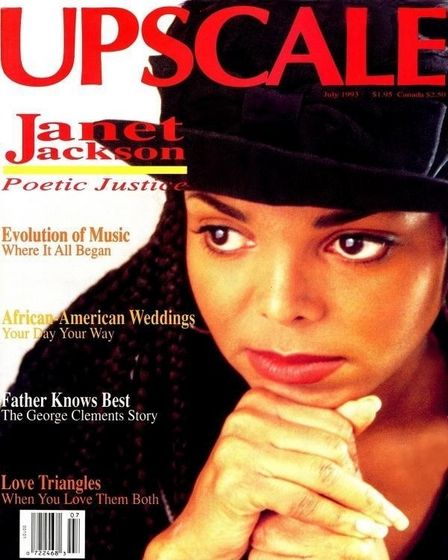  On The Cover Of The 1993 Issue of UPSCALE Magazine