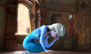  Elsa curled up as best she could and let her body be wracked sejak sobs.
