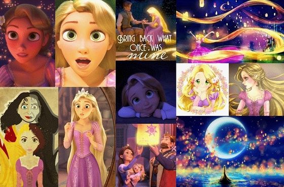  Rapunzel Collage