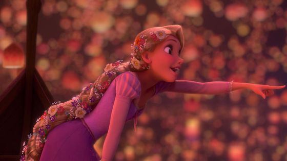  Rapunzel's voice sounds really nice, but once again, I prefer the other voices more.