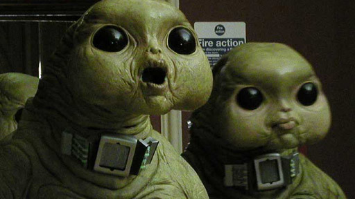  The first two-parter of the series introduces the lizard-like Slitheen.