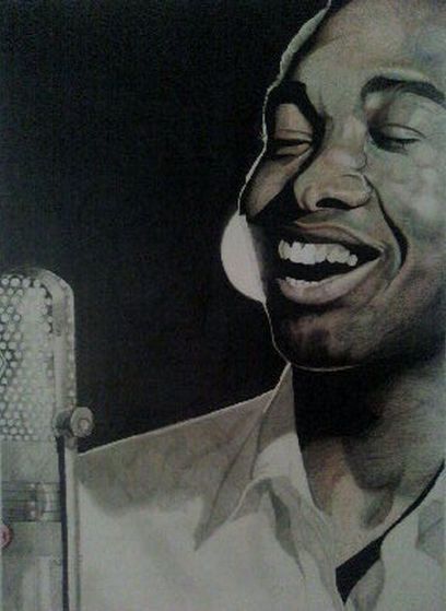 A Painting Of Sam Cooke Given To Michael From Maris