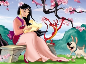  The articolo seemed too plain looking so I thought I'd add this nice picture of my preferito princess, Mulan