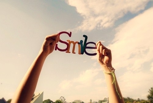  Brighten up the world with your smile:))