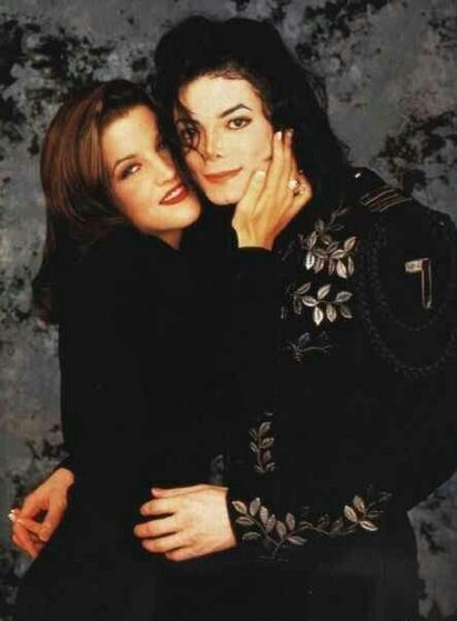  Michael With First Wife, Lisa Marie Presley