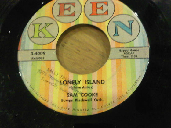  1858 Hit Song, "Lonely Island" On 45 RPM