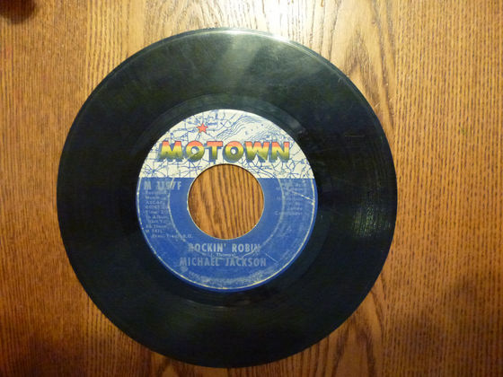  1972 Hit Song. "Rockin' Robin", On 45 RPM