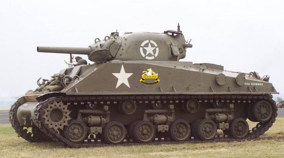  Sherman tank (Ammunition not included)