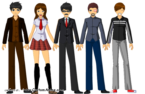  (From Left to Right) veloce, swift Justice, Lilly Benign, Marcus Mays, Detective John Marshall, Lou Romanse