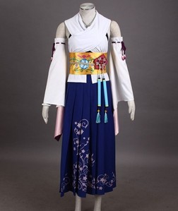  Final Fantasy Yuna cosplay costume