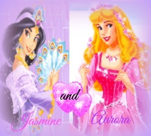 My top, boven two favoriete princesses.