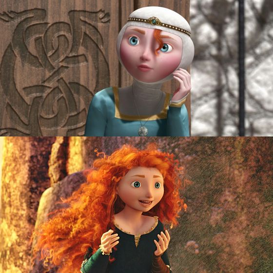  Yeah, Merida, you're happy aren't you? Step into the open air and touch the sky, my noble maiden fair. Ok these captions are getting really cheesy.