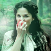  She told her to take the apel, apel, apple and oleh whatever means necessary, get Snow White to take a bite of it.