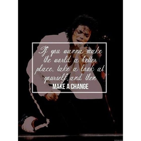  #Make that change Michael would want us too,and I do too