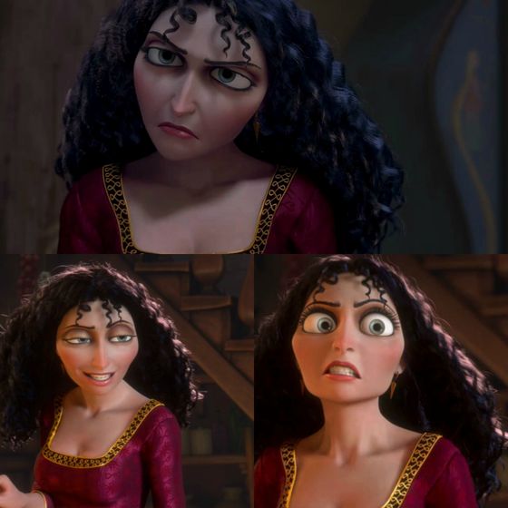  I'm glad with the juu 4, but I don't think Mother Gothel is a great villain. She is stupid for giving Rapunzel's real birthday and cannot falsifying the truth after Rapunzel remembered her past..._ 3xZ