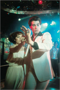 John Travolta and Karen Gorney