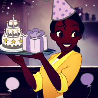  Starting the countdown to my birthday with my least favoriete princess Tiana