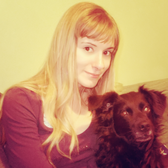  Me with my lovely dog Spolky ♥