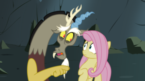 Discord: are you sure fluttershy: yes