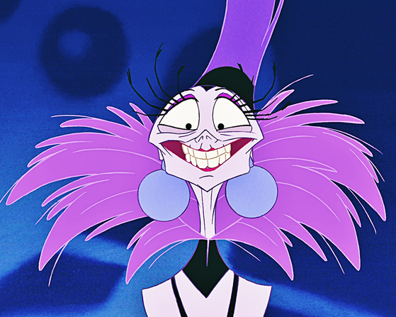 Yzma, one of Mary's All-Time Favorite Disney Characters.
