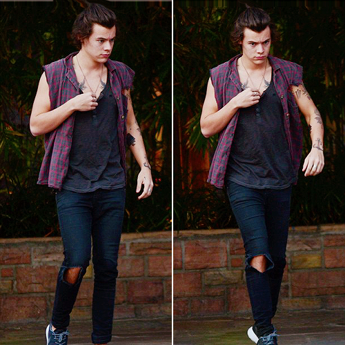 Harry in plaid\\ Personal fave♥