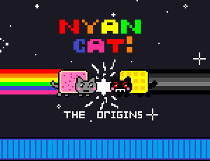  Nyan cat is a cat born on earth, his race species come from the ancient Nyan Nyan plent that was destroyed por the devil arms. When the creation that was sealed away for más than 50 years is finally set free, he agrees to work with DisNyan to destroy the