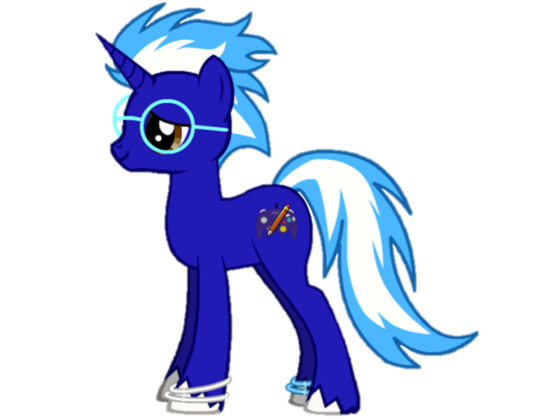 The only poni, pony who doesn't make fun of her name, as well as the mane six, Blazin' shows her around and defends her from any poni, pony that makes fun of her name.